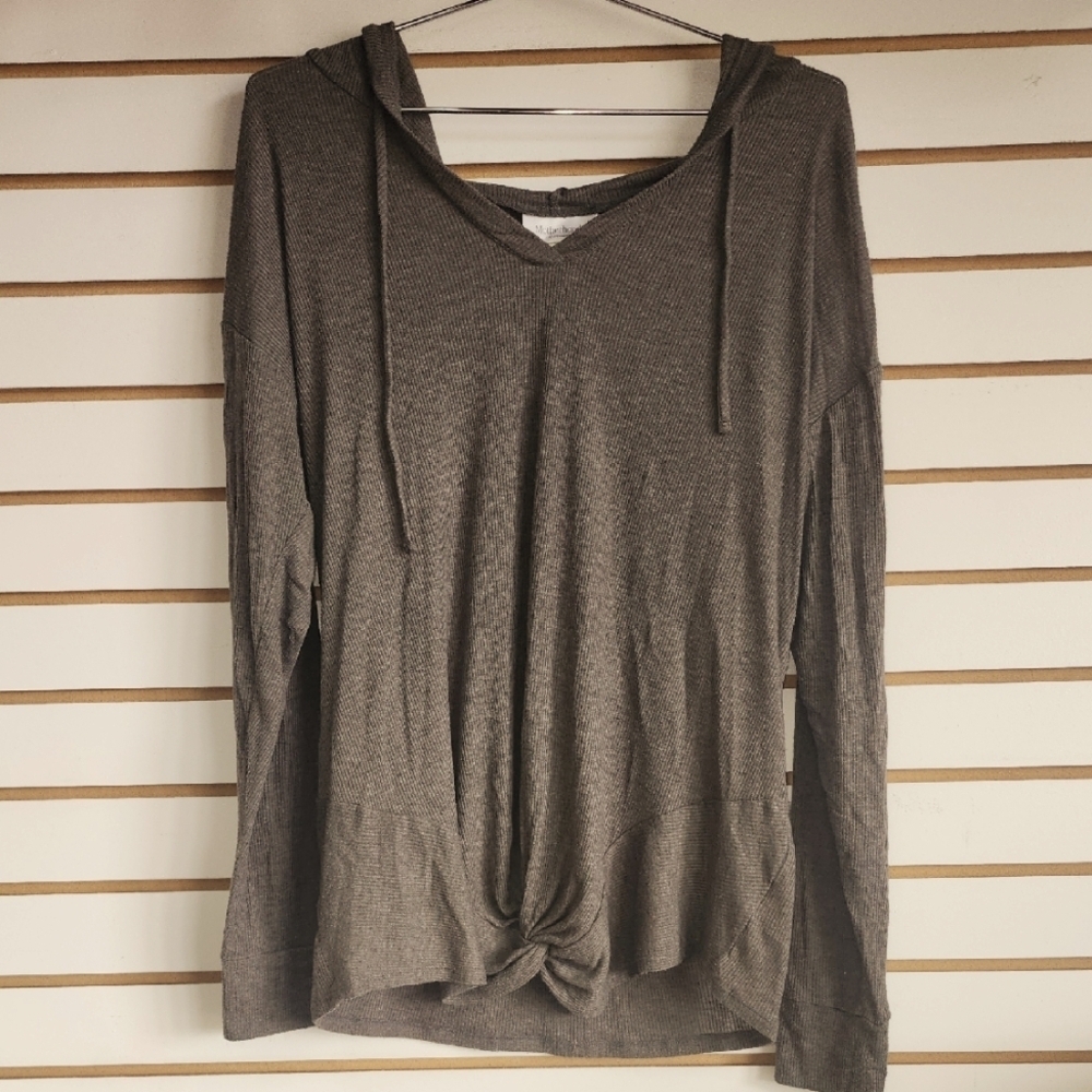Motherhood Long Sleeve Hooded Top
